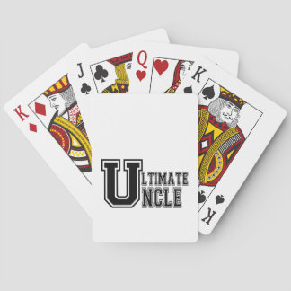 Ultimate Uncle in Black Poker Cards