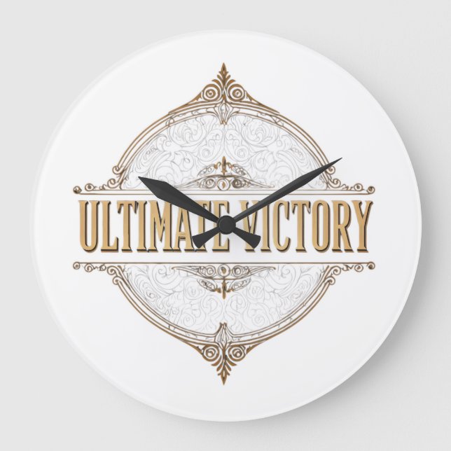 Ultimate Victory  Large Clock (Front)
