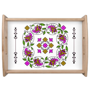 ultimate vintage pattern serving tray