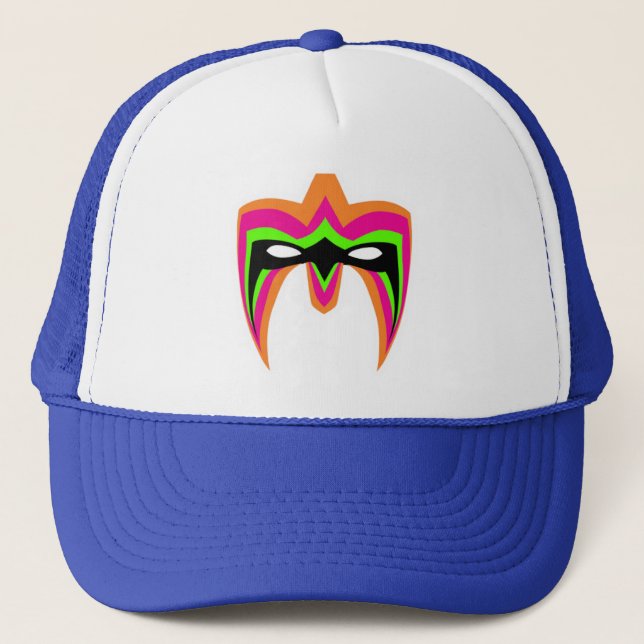 Ultimate Warrior Inspired Retro 80s TV Wrestling Trucker Hat (Front)