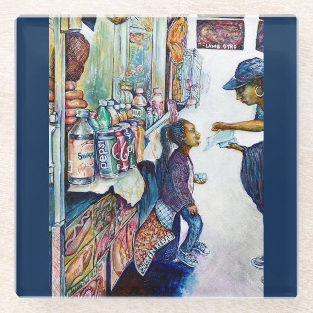 Ultimately Produces Hope Glass Coaster (Front)