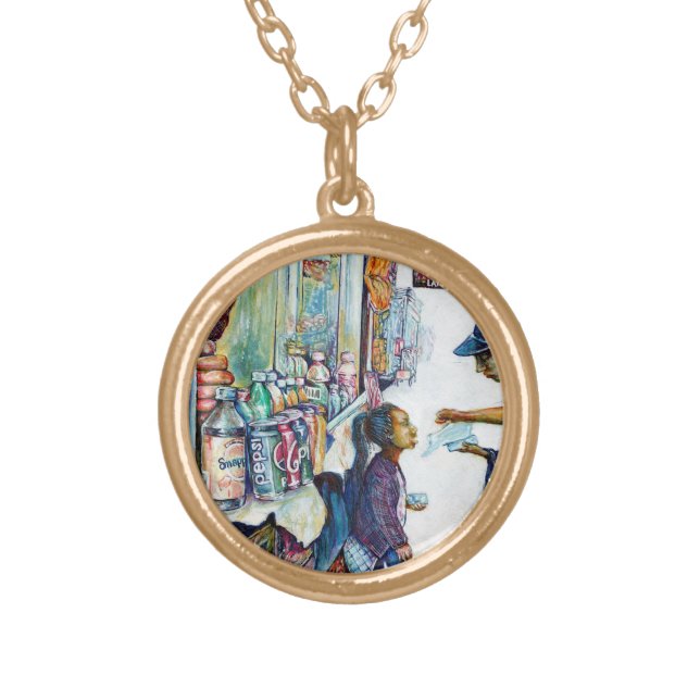 Ultimately Produces Hope Gold Plated Necklace (Front)