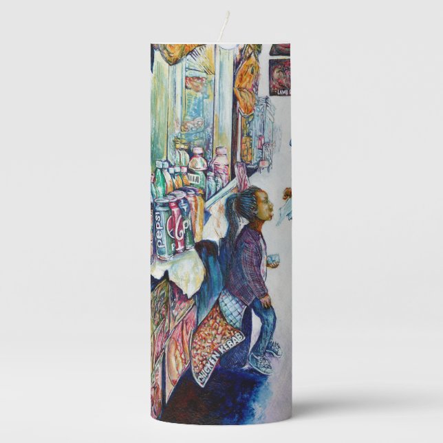 Ultimately Produces Hope Pillar Candle (Front)