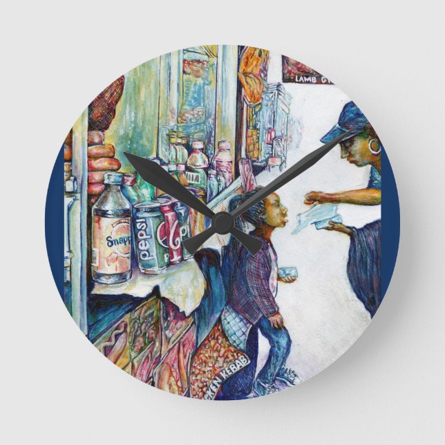 Ultimately Produces Hope Round Clock (Front)