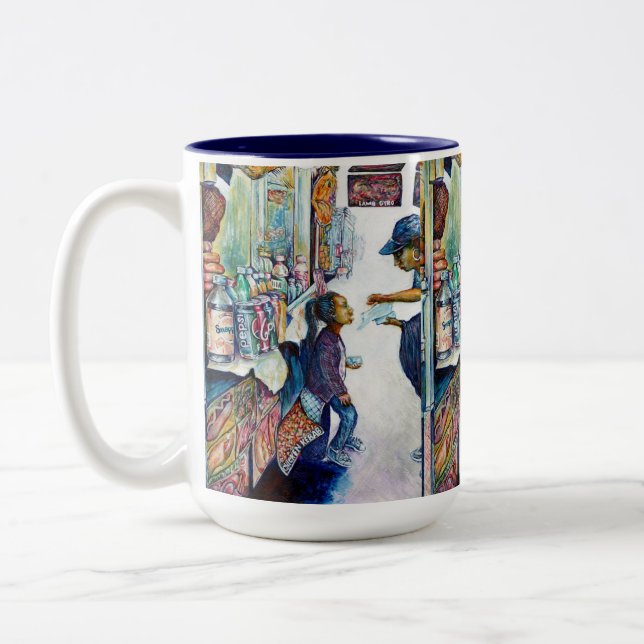Ultimately Produces Hope Two-Tone Coffee Mug (Left)