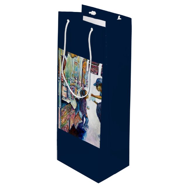 Ultimately Produces Hope Wine Gift Bag (Front Angled)