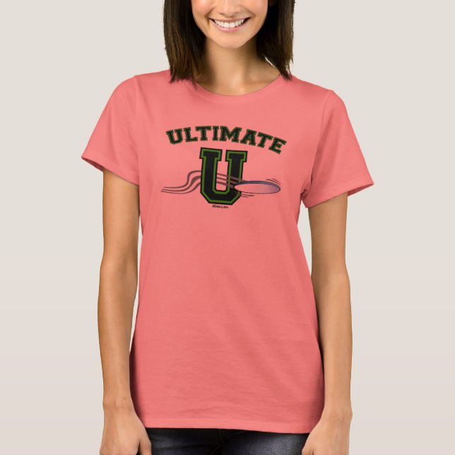 UltimateU Green Layout 2 Sided T-Shirt (Front)