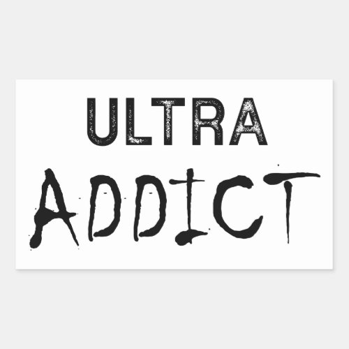 Ultra Addict Rectangular Sticker