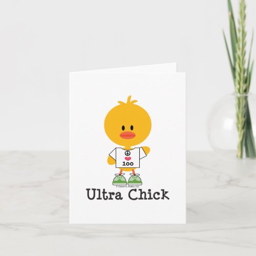 Ultra Chick 100 Card