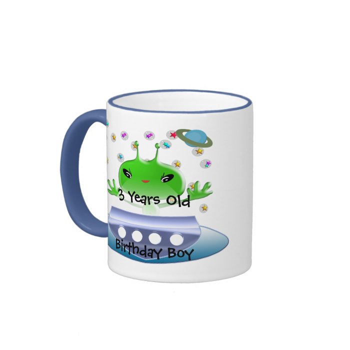 Ultra Cute Anime Aliens Birthday Mug