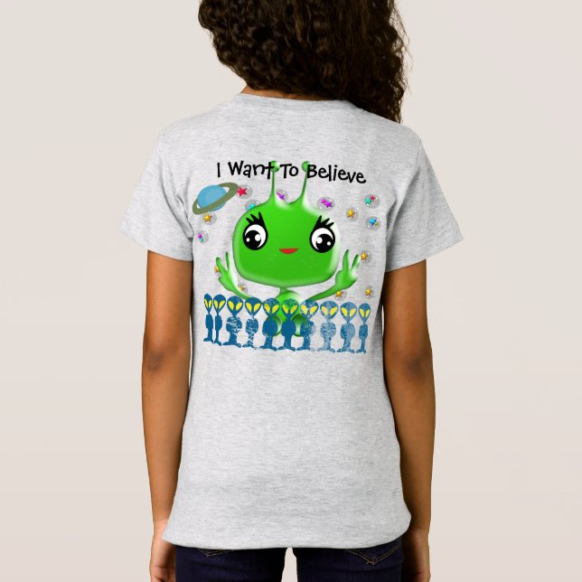 Ultra Cute Baby Alien T-Shirt (Back)