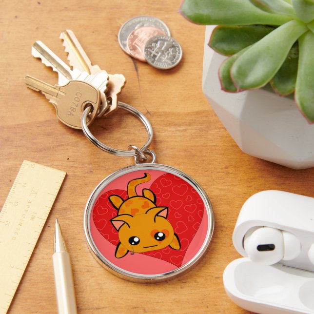 Ultra Cute Kawaii Anime Kitty Keychain (Desk)