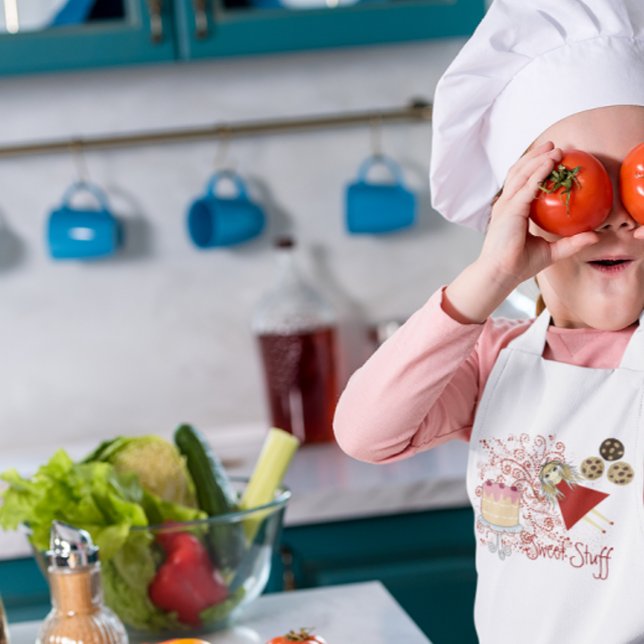 Ultra Cute Kawaii Cookies and Cakes Kids' Apron (Creator Uploaded)