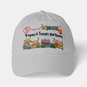 Ultra Cute Leopard Safari Birthday Hat