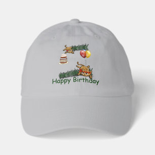 Ultra Cute Leopard Safari Birthday Invitations Wit Youth Dad Hat