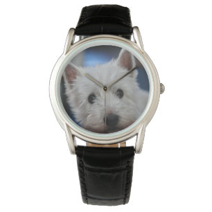Ultra Cute Pestie Westie Terrier Watch