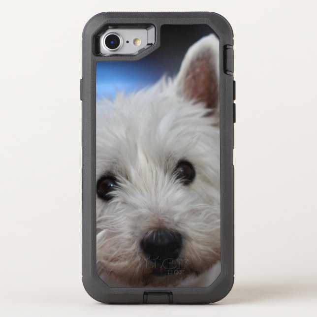 Ultra Cute Pestie Westie White Terrier Otterbox iPhone Case (Back)