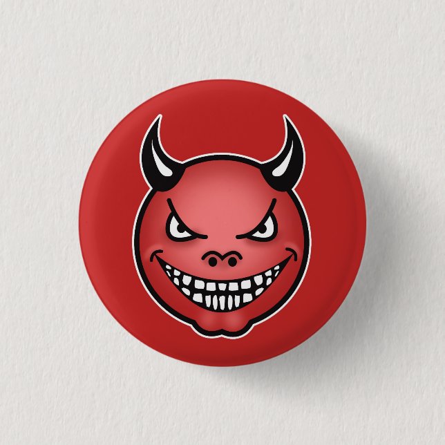 Ultra Evil Face Button (Front)