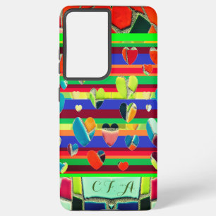 Ultra Fun Abstract Mosaic Samsung Galaxy S21 Ultra Case
