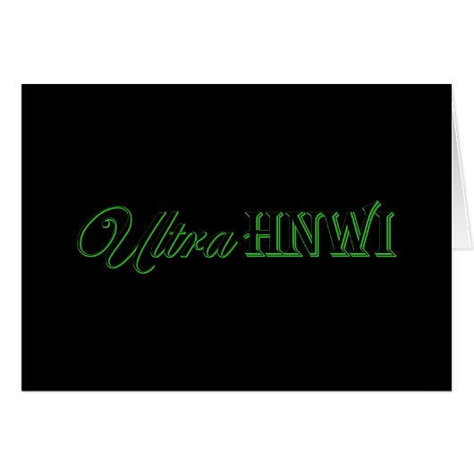 Ultra HNWI Cards (Front Horizontal)
