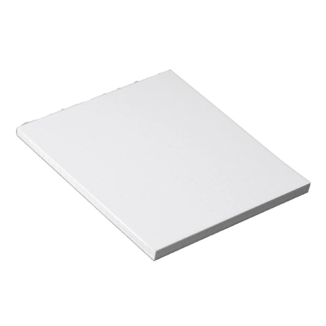 Ultra Light Gray Minimal Background Notepad (Angled)