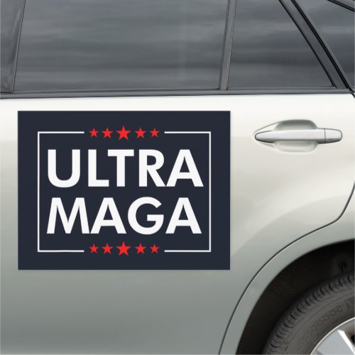 Ultra MAGA  2024 Republican Presidential Race Car Magnet