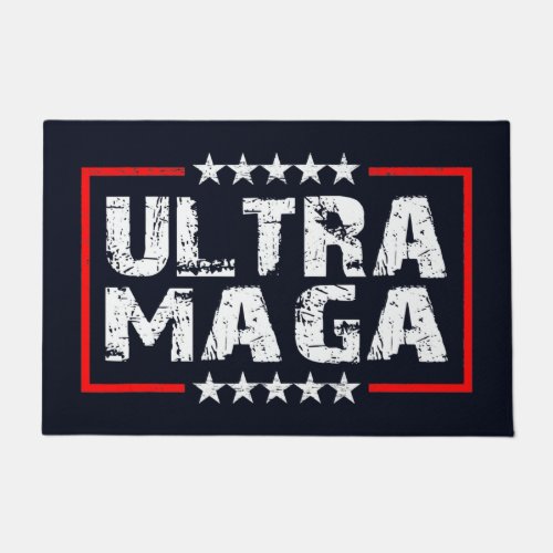 Ultra MAGA  2024 Republicans for President Grunge Doormat