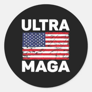 Ultra MAGA 22 Classic Round Sticker