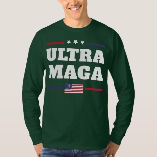 Ultra Maga Funny Republican Quotes  T_Shirt