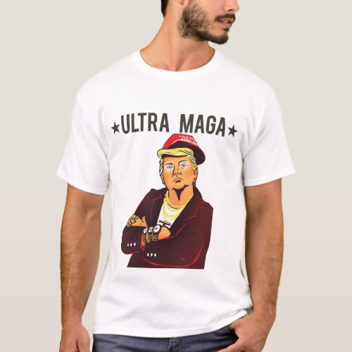 Ultra Maga King Donald Trump T_Shirt