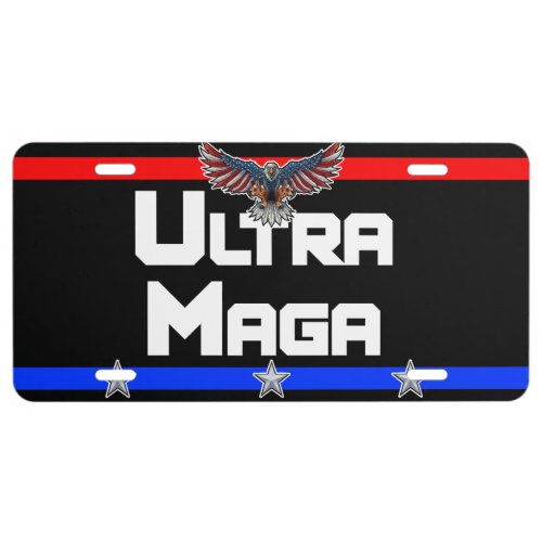 Ultra Maga License Plate