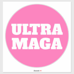 Ultra MAGA Pink Women for Trump Sticker