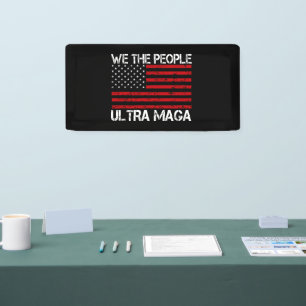 Ultra Maga Pro Trump 2024 Funny Republican Banner