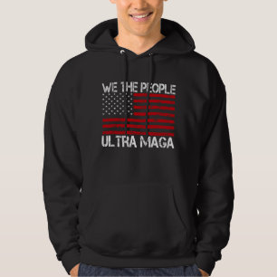 Ultra Maga Pro Trump 2024 Funny Republican Hoodie