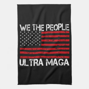 Ultra Maga Pro Trump 2024 Funny Republican Kitchen Towel