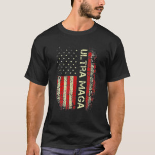 Ultra Maga Proud Ultra Maga American Flag T-Shirt