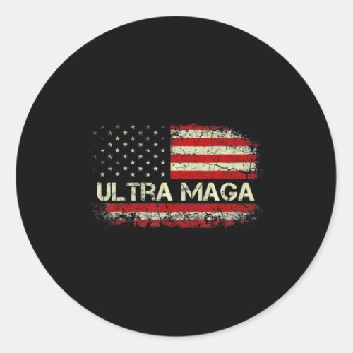Ultra Maga Proud Ultra_Maga  Classic Round Sticker