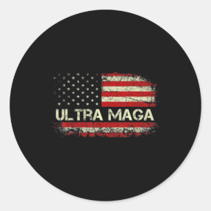Ultra Maga Proud Ultra-Maga Classic Round Sticker