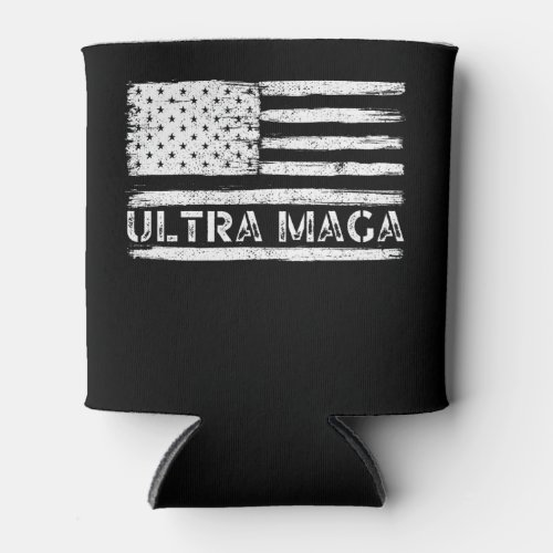 Ultra MAGA Trump Maga Republican gifts American Can Cooler