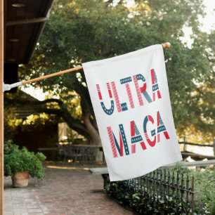 Ultra MAGA Trump Patriotic Republican Conservative House Flag
