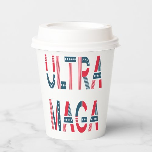 Ultra MAGA Trump Patriotic Republican Conservative Paper Cups