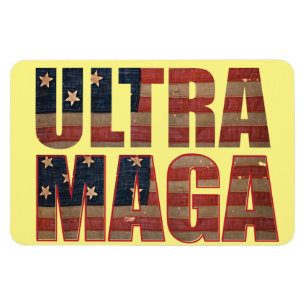 Ultra MAGA Trump Supporter 💡  Great Again USA  Magnet