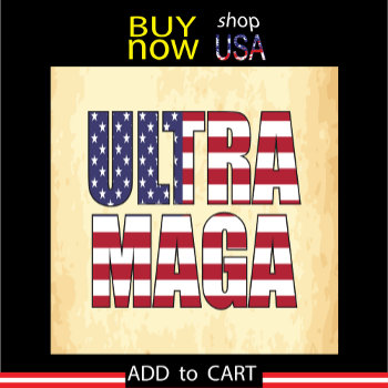 Ultra Maga Trump Supporter Great Usa Paper Plates by Anarchasm at Zazzle