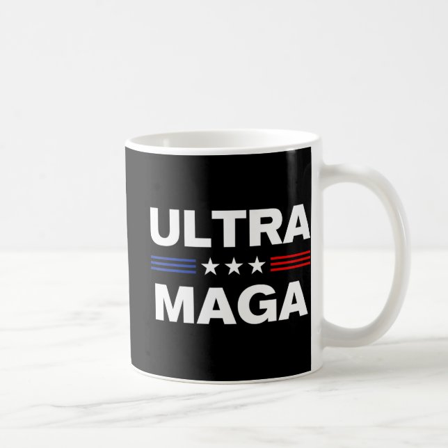 Ultra Maga United State flag 3 Coffee Mug (Right)