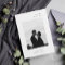 Ultra Minimal Modern Typography Photo Wedding