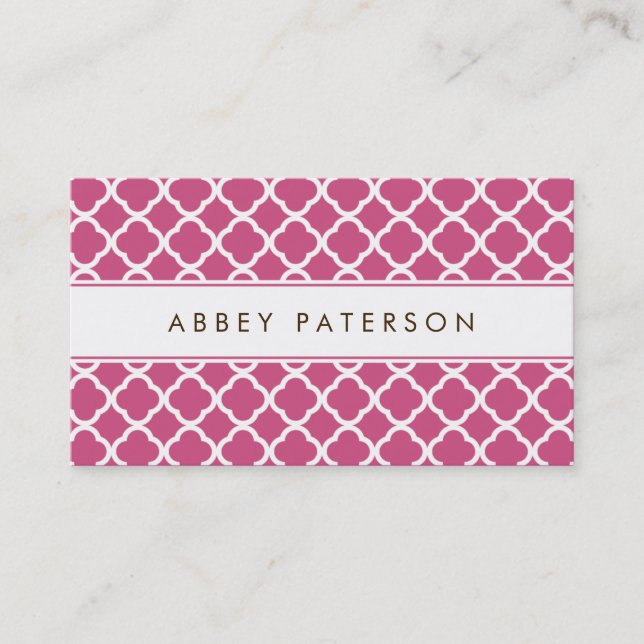 Ultra Modern Calling Card (Front)