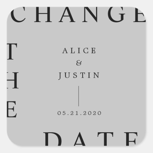 ultra modern change the date sticker