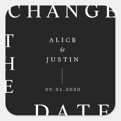 ultra modern change the date sticker