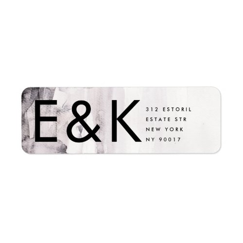 Ultra Modern Gender Neutral Wedding Label