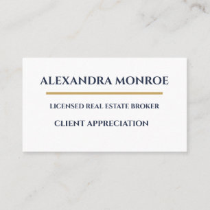 Ultra-Modern Real Estate Client Appreciation Loyalty Card